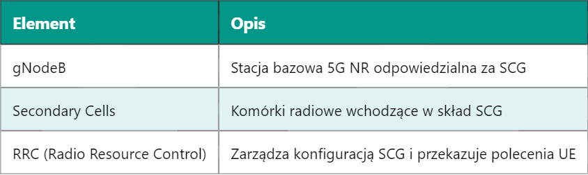 5G SCG – Grupa Komórek Drugorzędnych